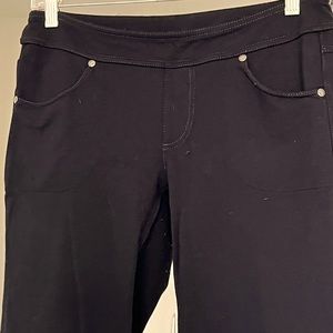 Athleta Bettina Black Jeggin Stretch Pull on Sport Pants